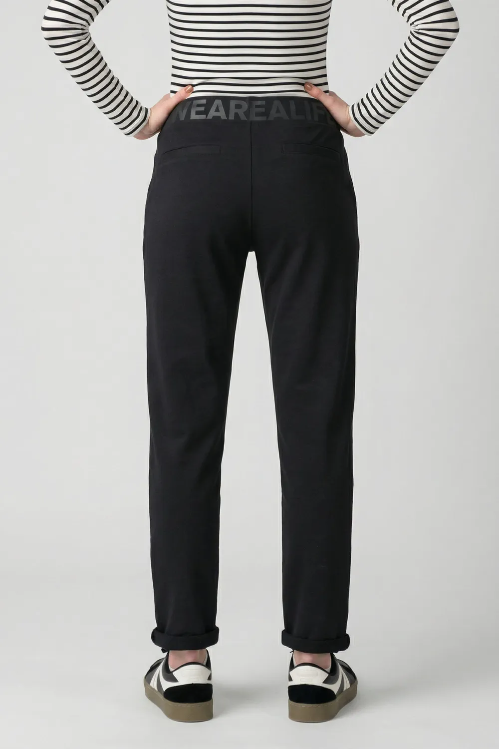 Alife & Kickin GinetteAK A Sweatpants Schwarz Baumwolle