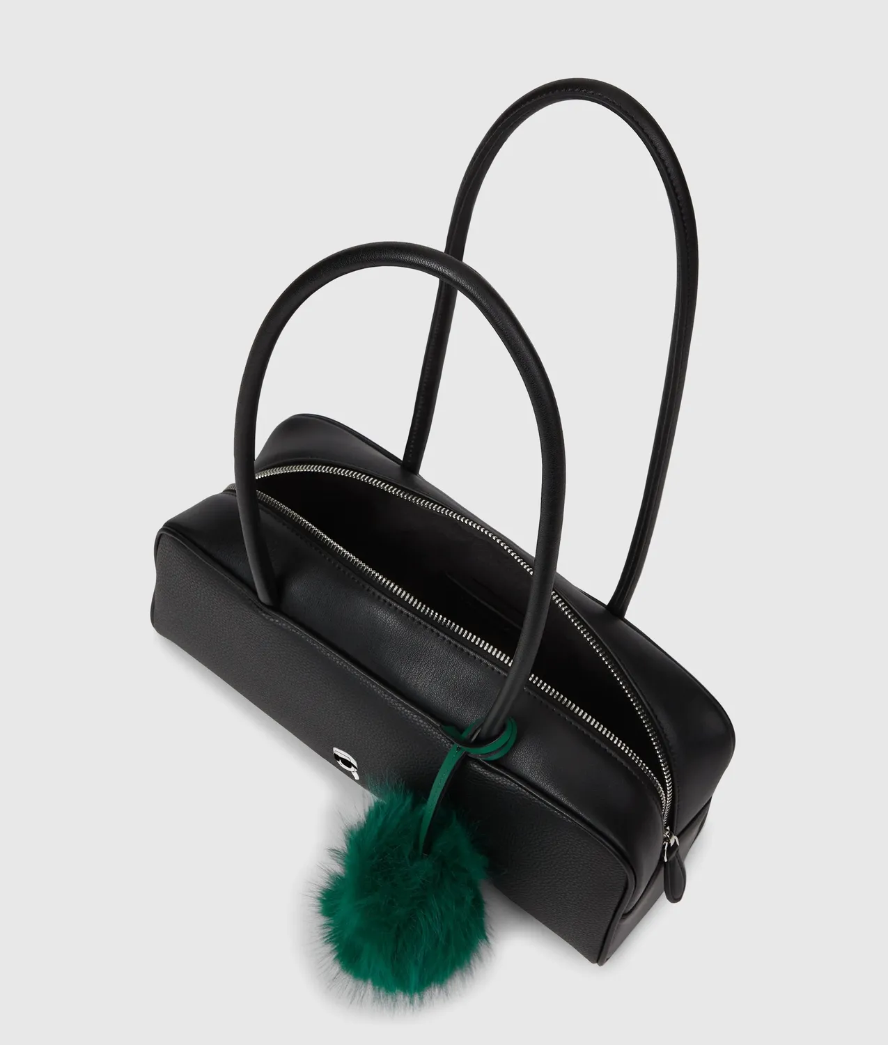 Karl Lagerfeld Ikon Pebble Umhängetasche One Size mit Charm