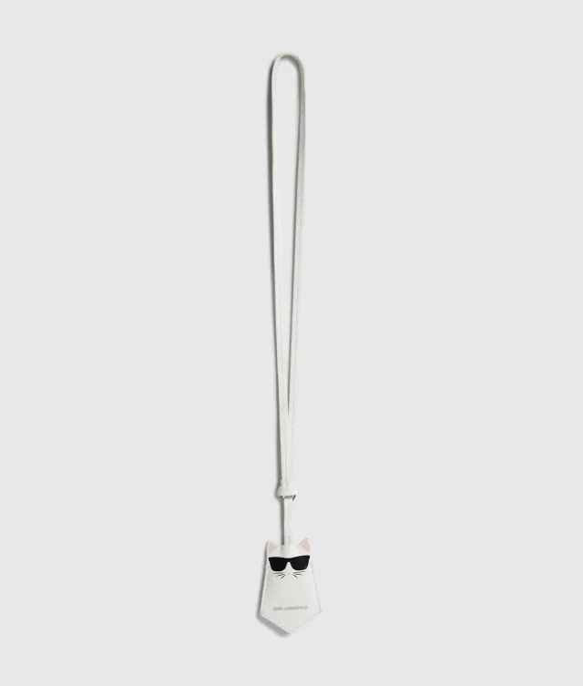 Karl Lagerfeld Ikon Choupette Schlüsselband Leder