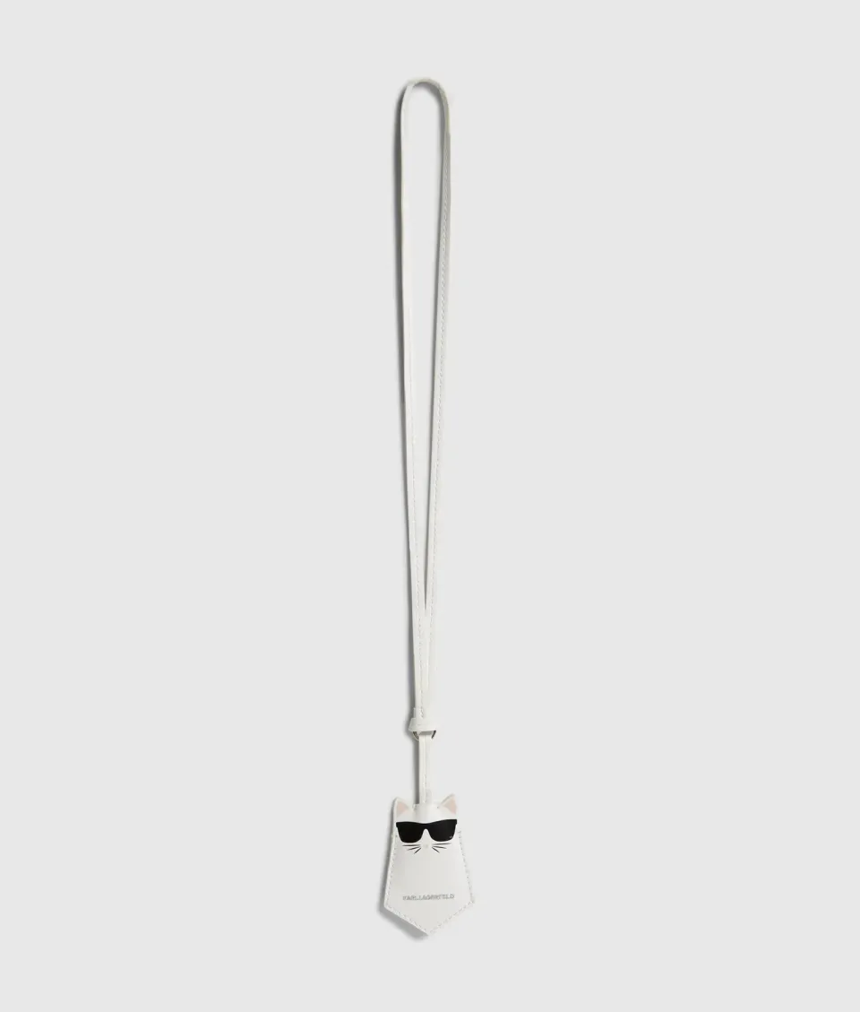 Karl Lagerfeld Ikon Choupette Schlüsselband Leder