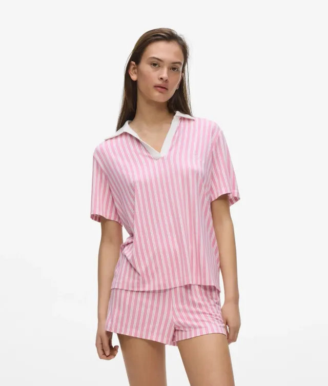 Karl Lagerfeld Signature Pyjama Set Streifen