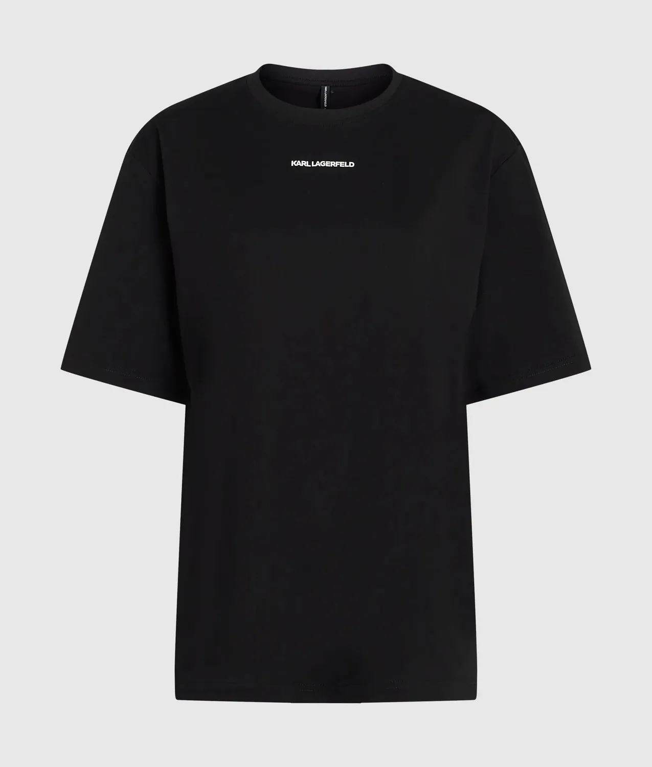 Karl Lagerfeld Logo Athleisure T-Shirt Boxy Baumwolle
