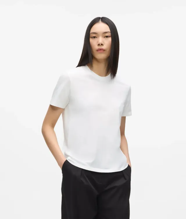 Karl Lagerfeld Signature T-Shirt Bio-Baumwolle regular