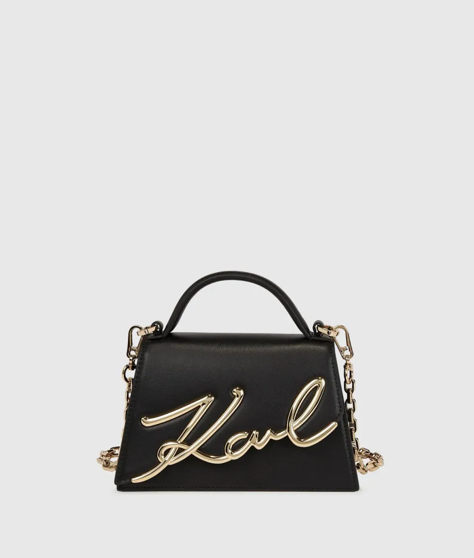 Karl Lagerfeld K/Signature Crossbody Tasche klein Leder
