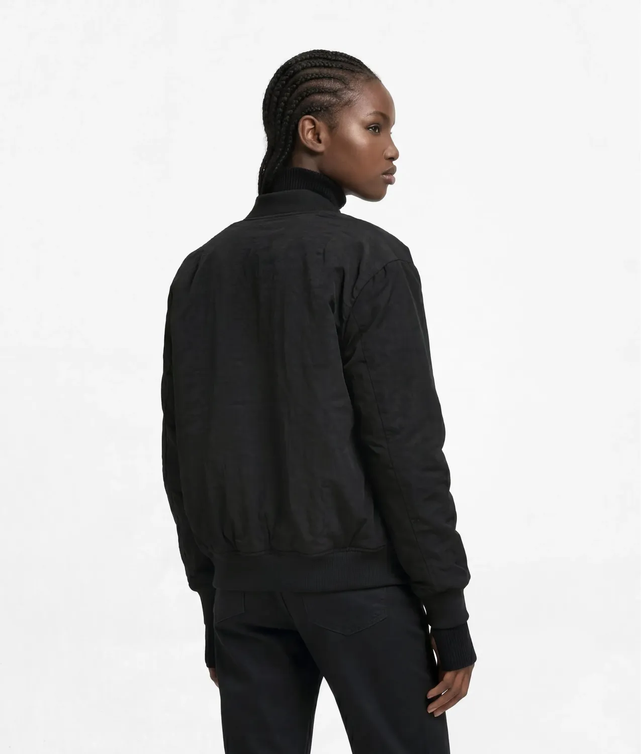 Karl Lagerfeld Reversible Bomberjacke Kunstfell Wende