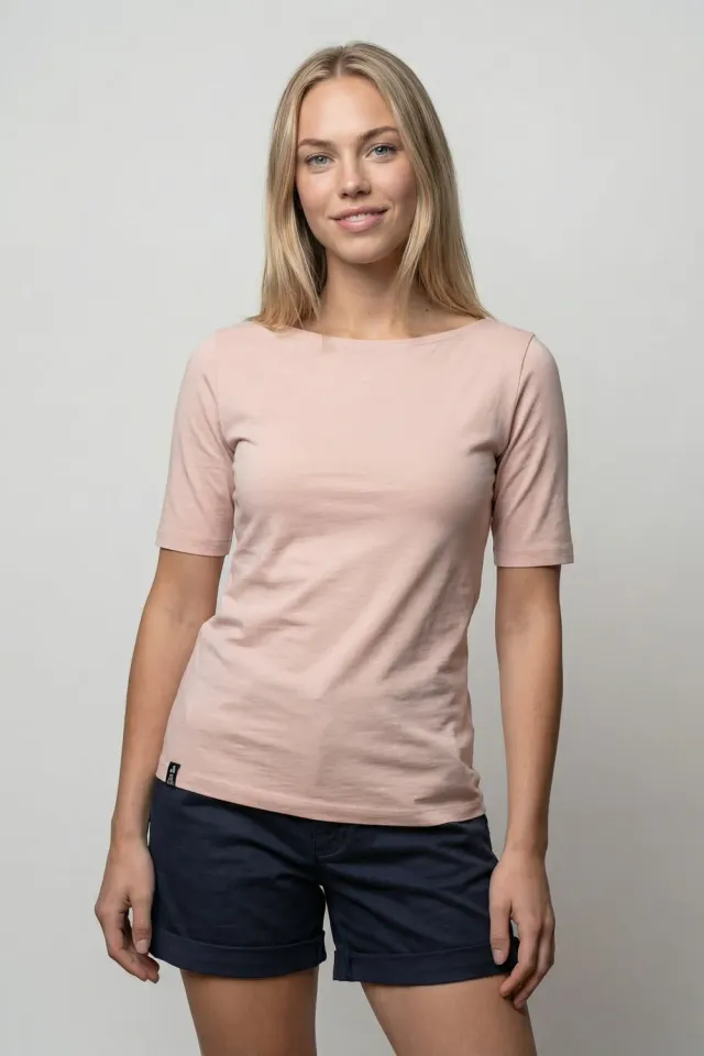 Alife & Kickin HildeAK A Shirt T-Shirt Rosa Bio-Baumwolle