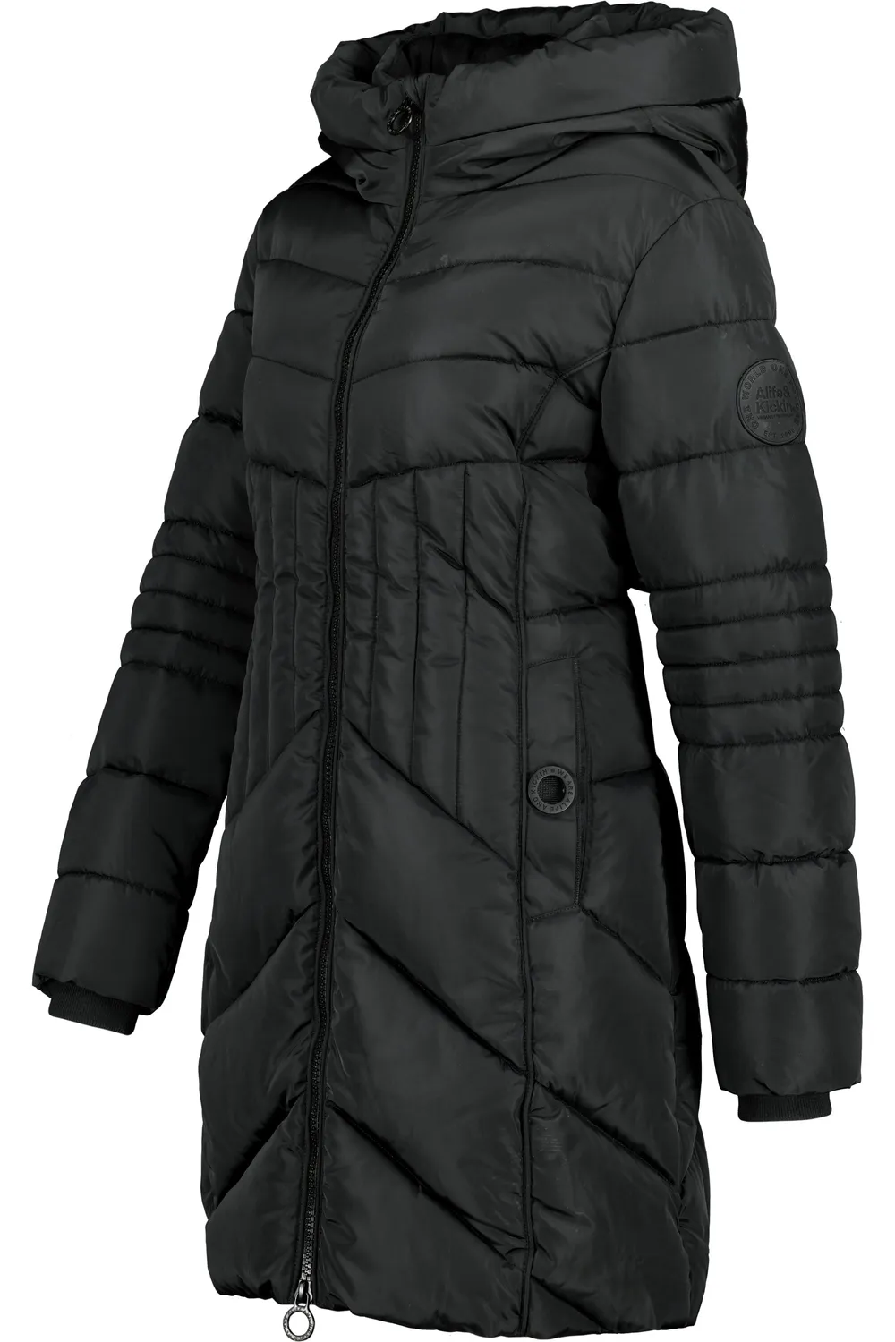 Alife & Kickin PriskaAK A Parka Damen Schwarz warm gefüttert