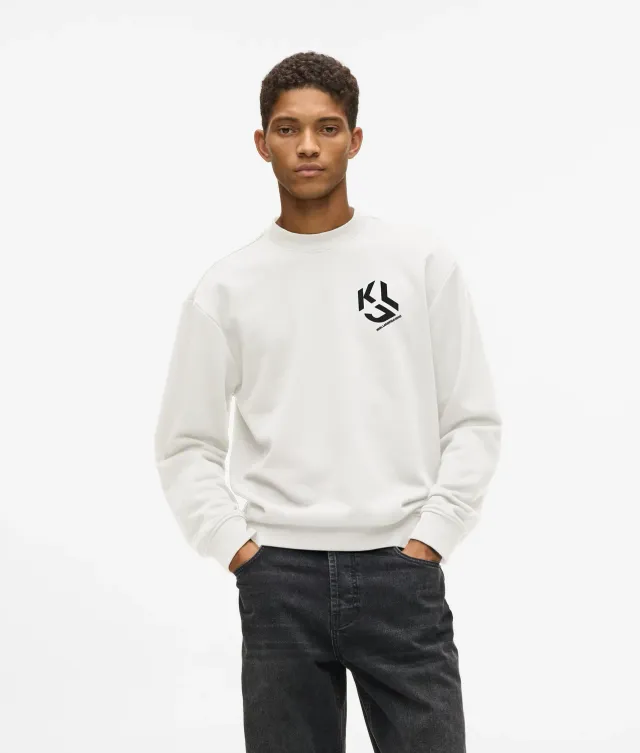 Karl Lagerfeld KL Jeans Monogram Patch Sweatshirt mit Logo XS-XXL