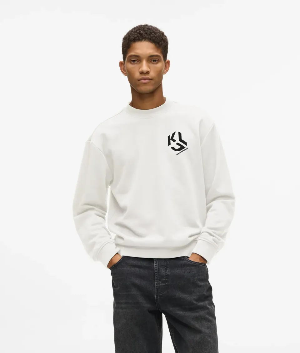 Karl Lagerfeld KL Jeans Monogram Patch Sweatshirt mit Logo XS-XXL