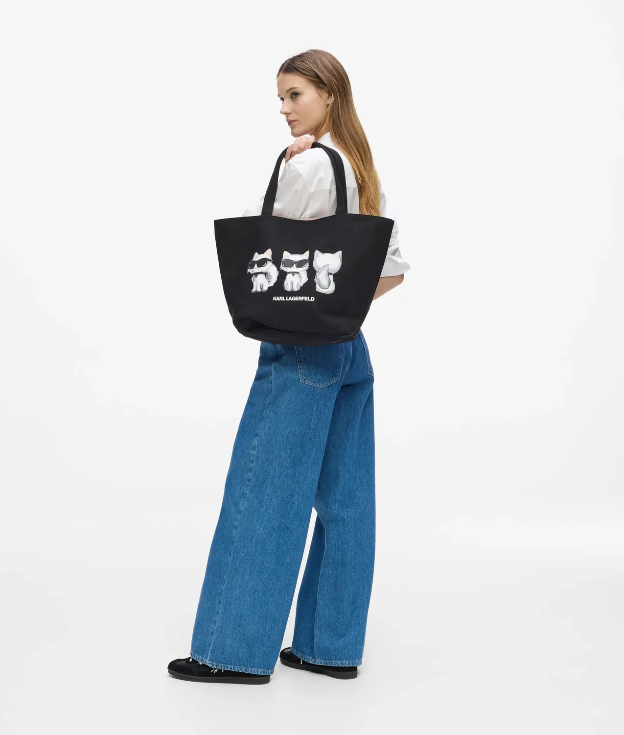 Karl Lagerfeld Ikon Choupette Shopper Wendetasche