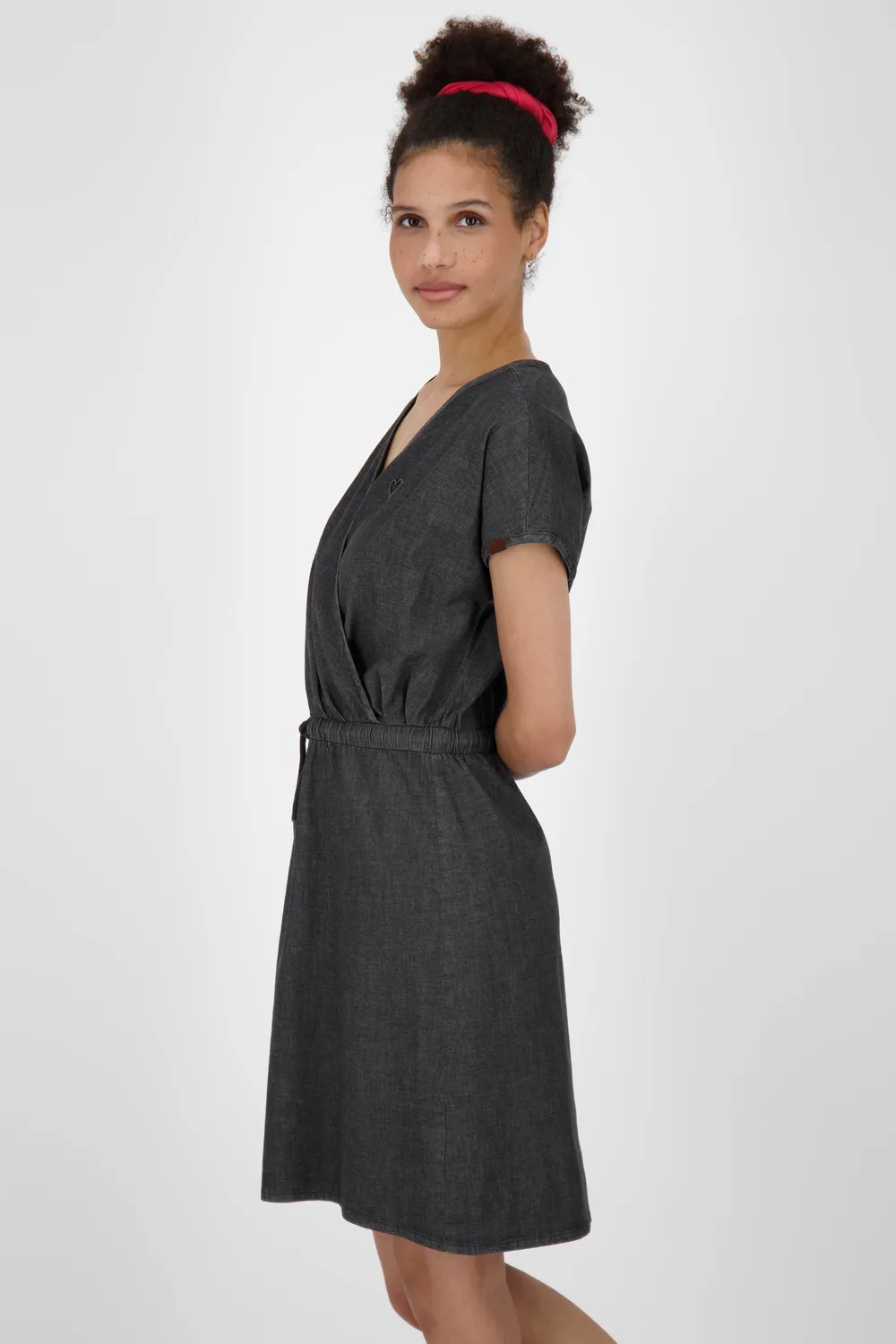 Alife & Kickin OrnellaAK DNM Kleid Schwarz Denim