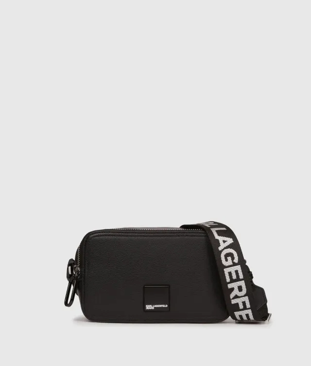 Karl Lagerfeld Box Logo Camera Tasche Schwarz One Size