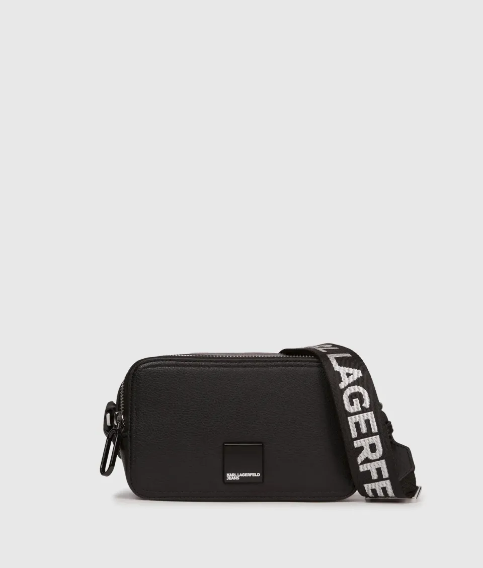 Karl Lagerfeld Box Logo Camera Tasche Schwarz One Size