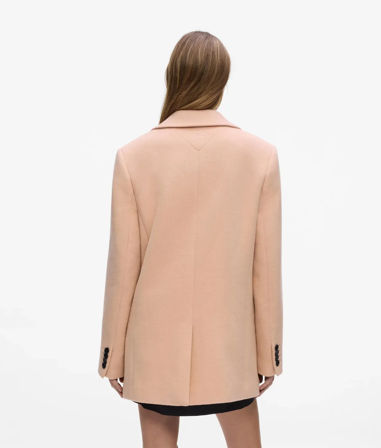 Karl Lagerfeld Short Wool-Blend Mantel kurz Wollmix