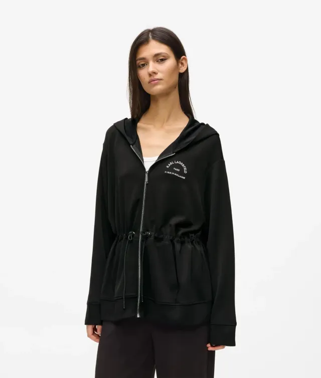 Karl Lagerfeld Rue St-Guillaume Hoodie Zip Tailliert