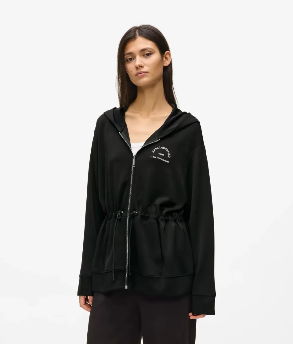 Karl Lagerfeld Rue St-Guillaume Hoodie Zip Tailliert