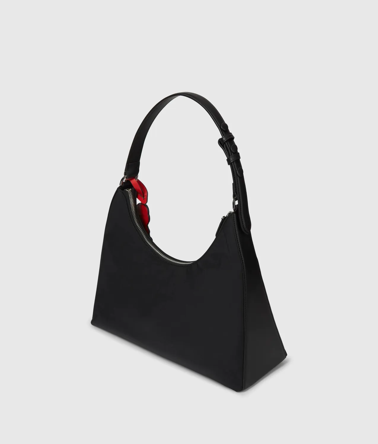 Karl Lagerfeld Ikon Nylon Charm Hobo Handtasche