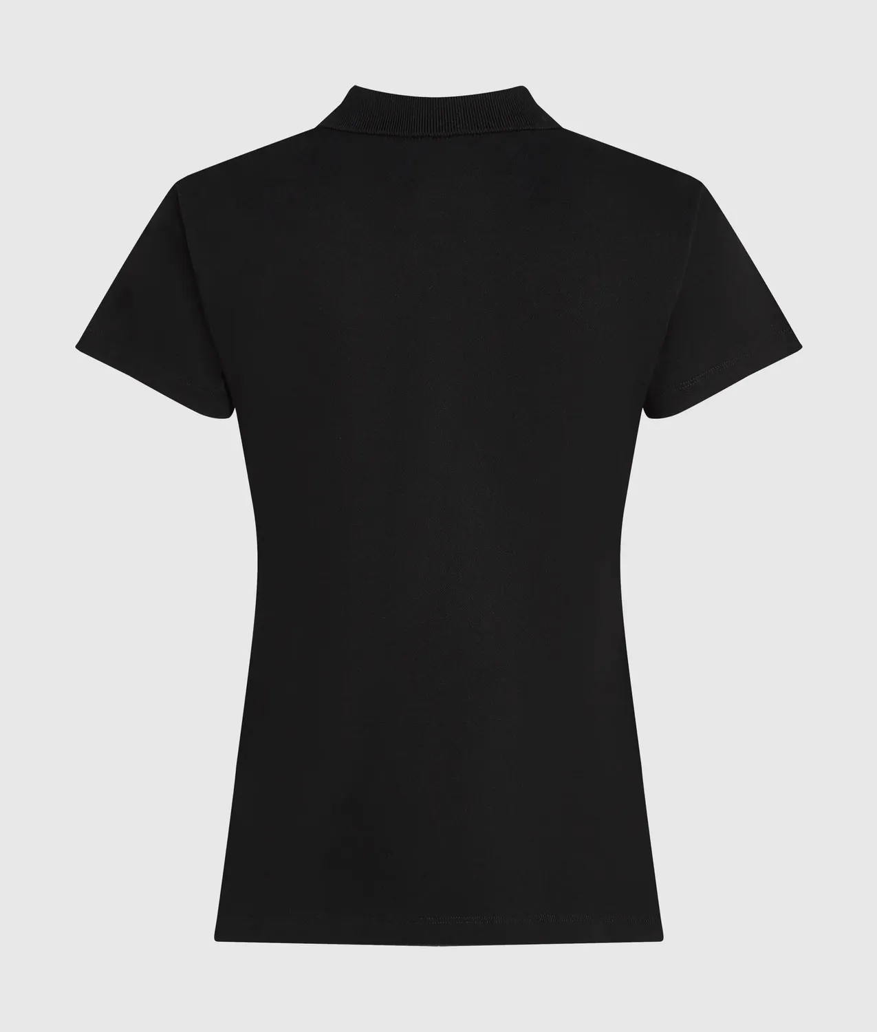 Karl Lagerfeld Signature Piqué Polo Damen Bio-Baumwolle gestickt