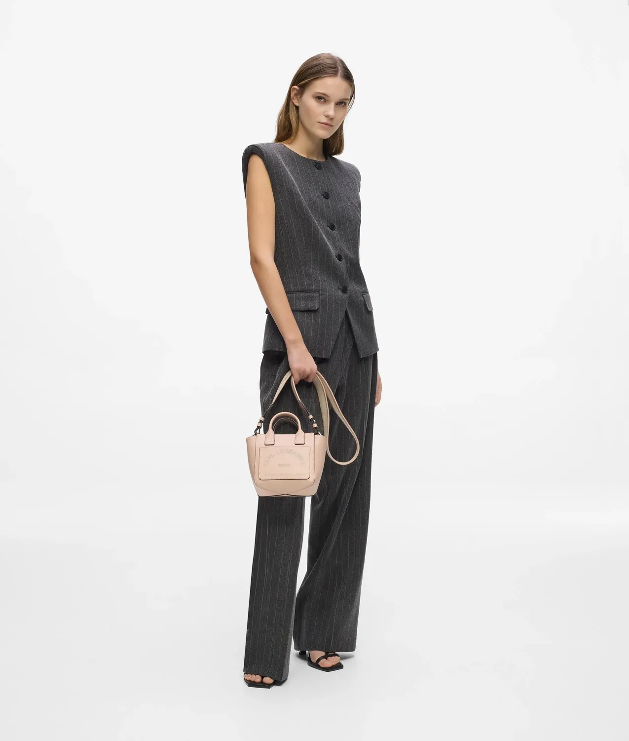 Karl Lagerfeld K/Daily Mini Pocket Tote Leder Schwarz