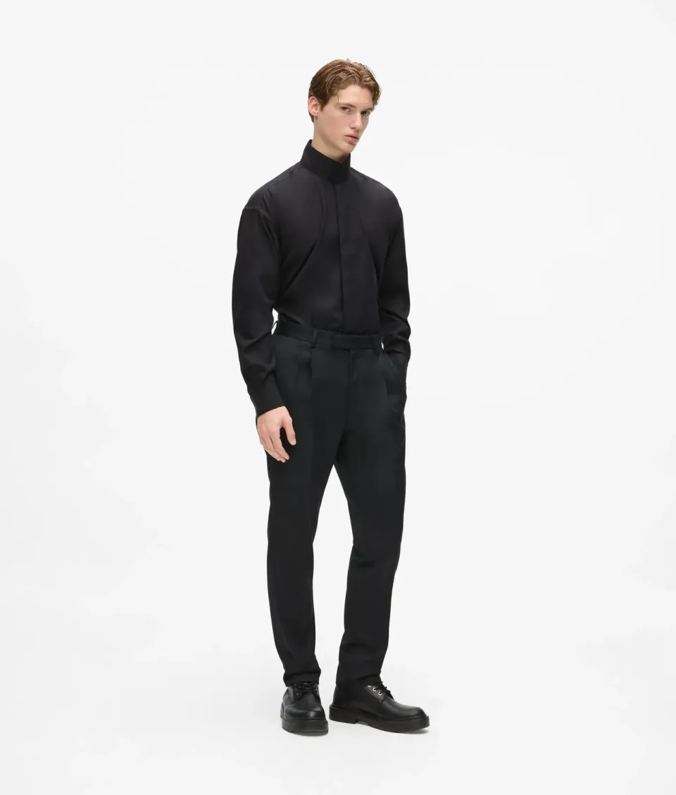 Karl Lagerfeld KL Studio Anzughose Wolle Regular-Fit