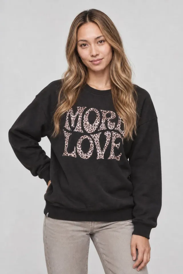 Alife & Kickin ElsaAK P Sweatshirt Schwarz Love