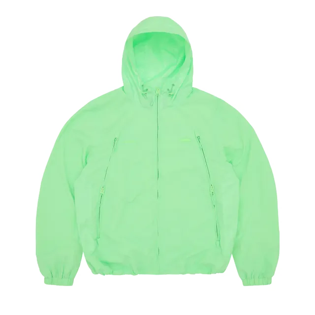 Corteiz Litework Quattro Jacke Green Nylon Mesh