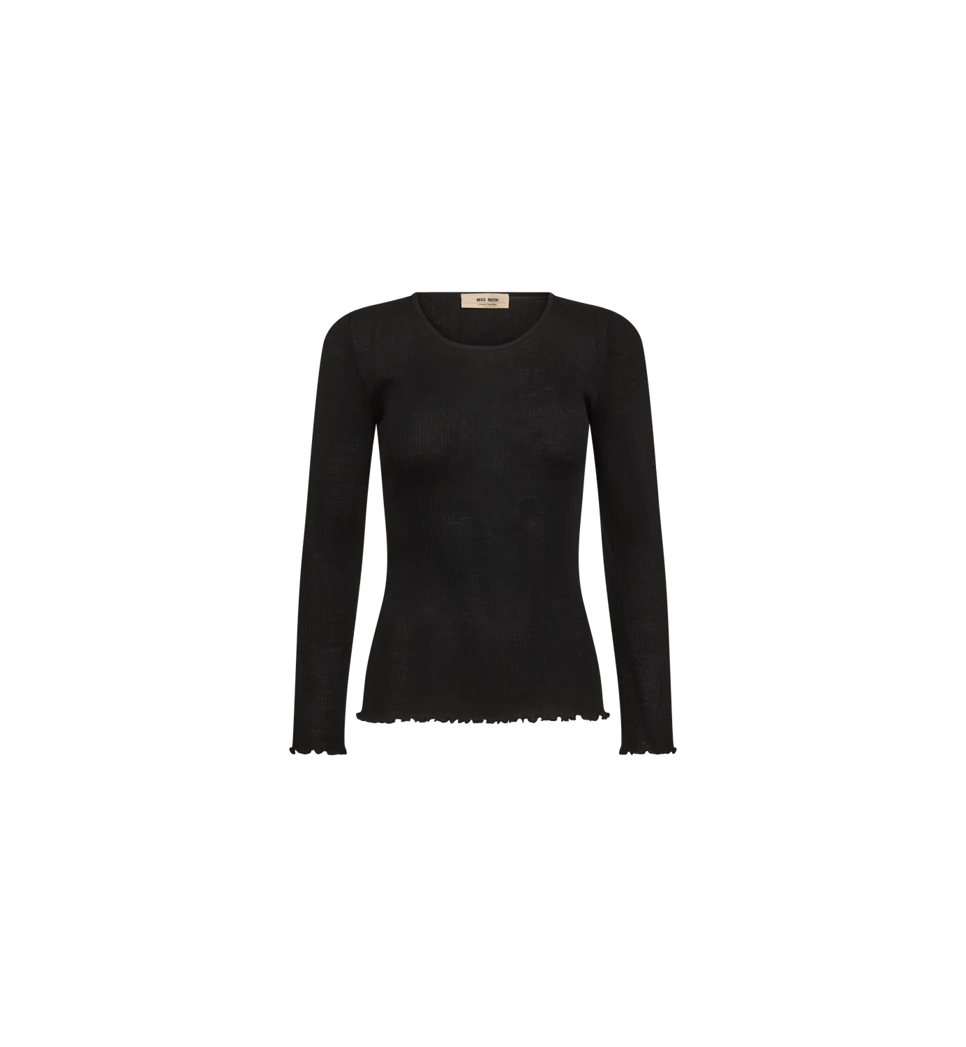 Mos Mosh Elaine Seamless Longsleeve Schwarz