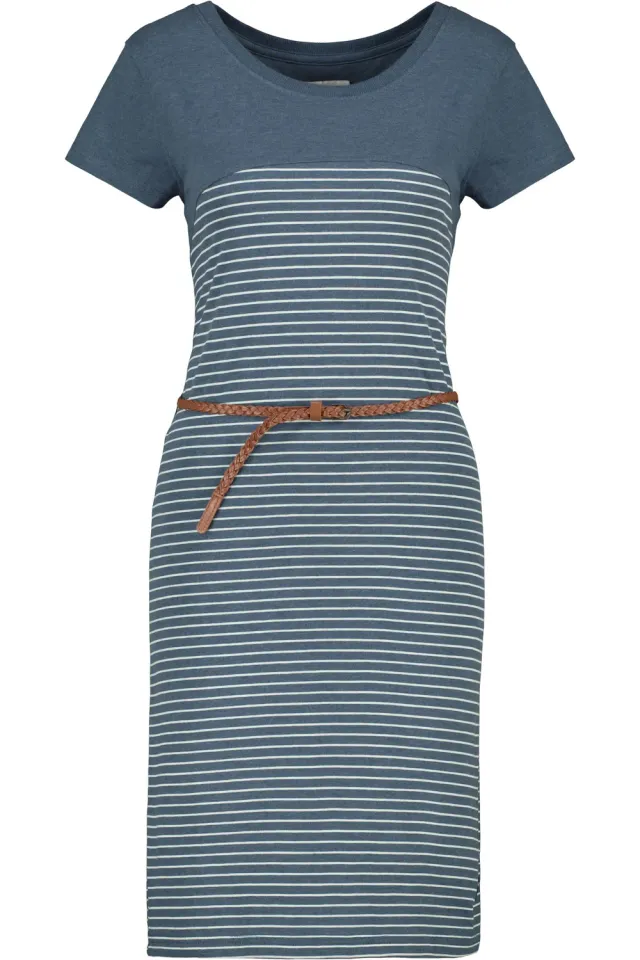 Alife & Kickin ClarinaAK Z Shirtkleid Dunkelblau Streifen