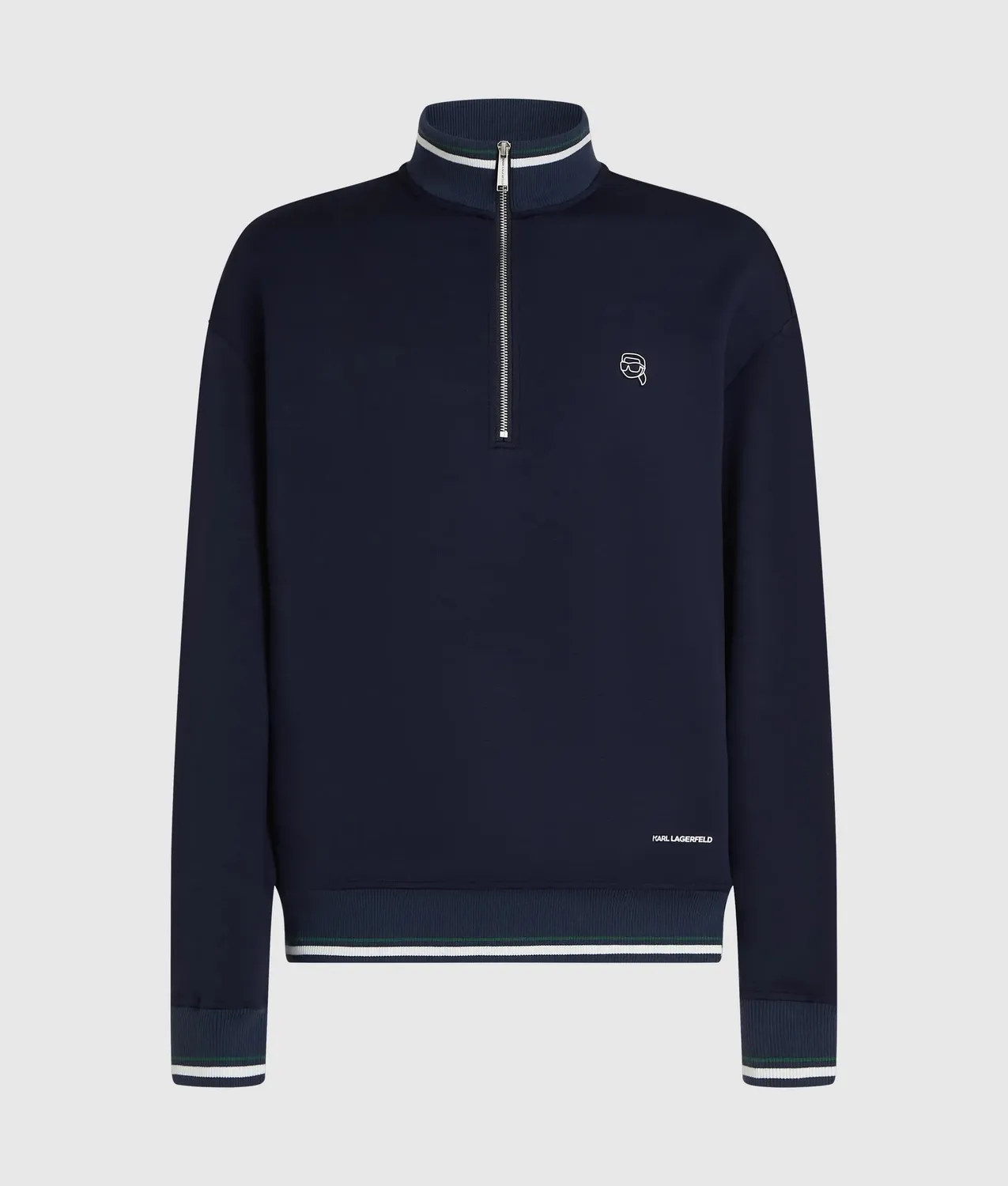 Karl Lagerfeld Ikon Half Zip Sweatshirt Reissverschluss