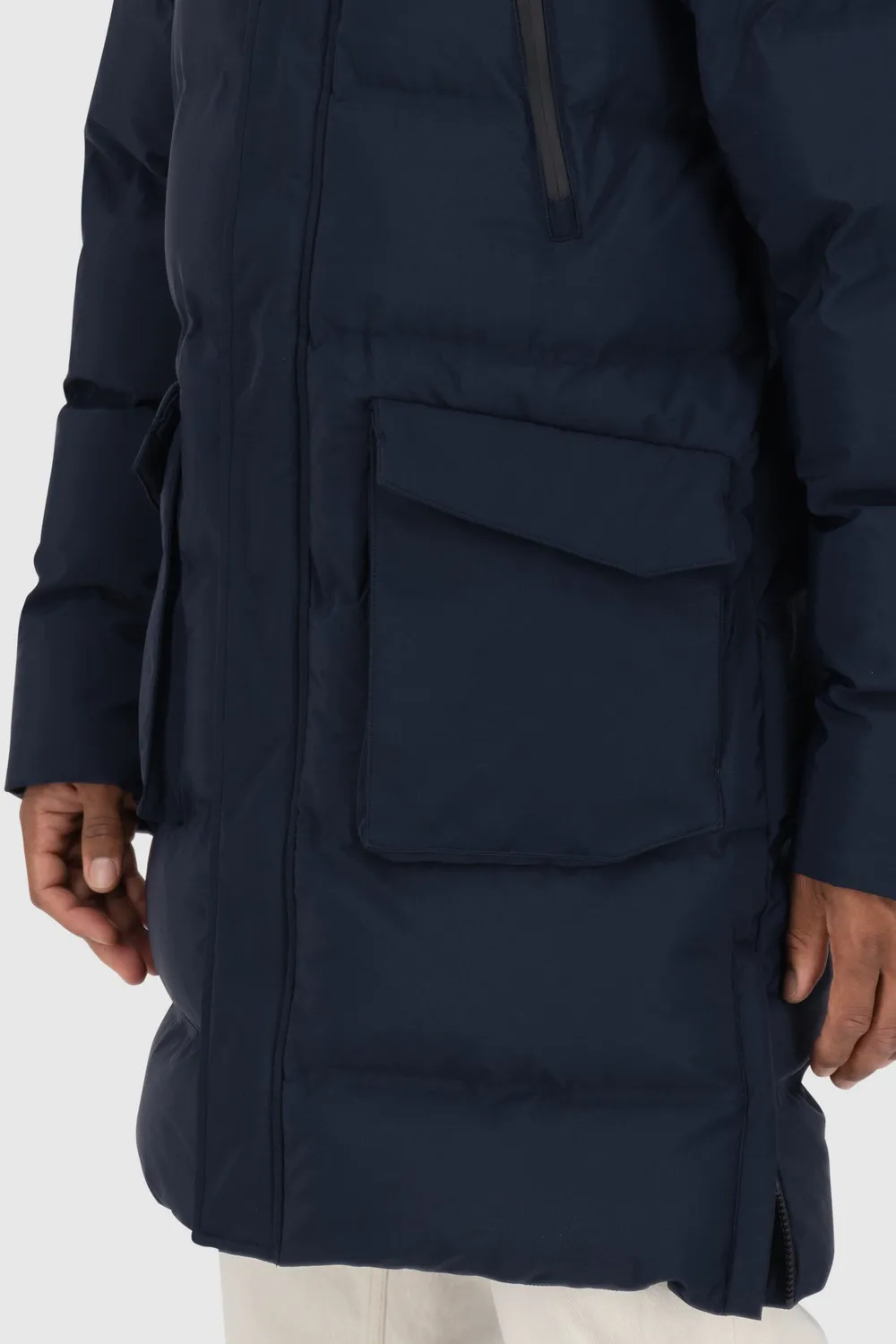 Alife & Kickin SaulAK A Puffer Parka Dunkelblau Herren warm