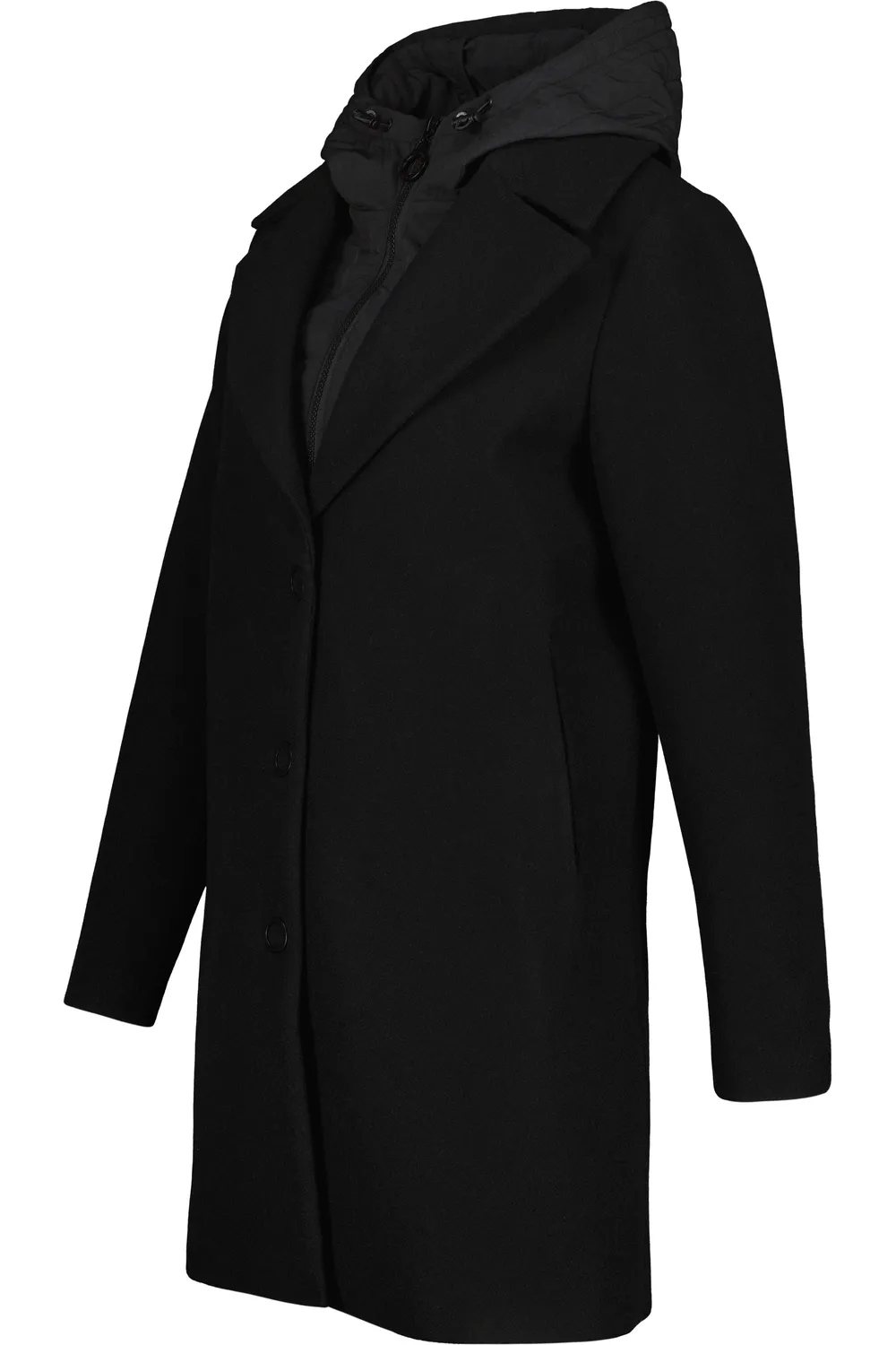Alife & Kickin AjaAK A Hybridjacke schwarz Wolloptik