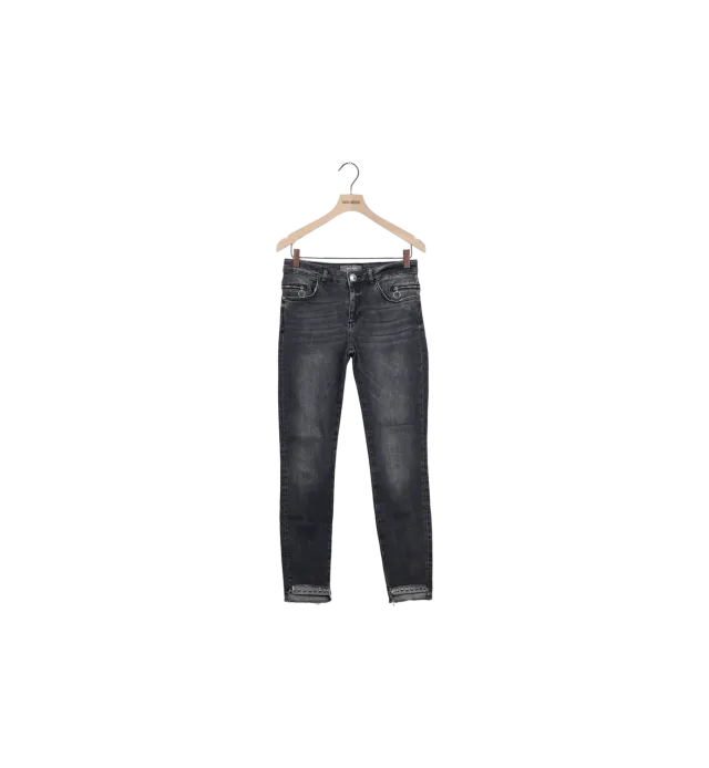 Mos Mosh MMSumner Trok Jeans Black Denim 27 Slim Low-Rise