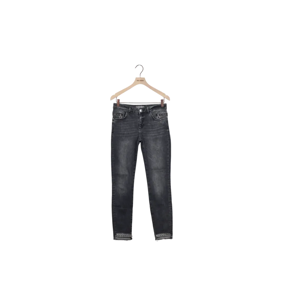 Mos Mosh MMSumner Trok Jeans Black Denim 27 Slim Low-Rise