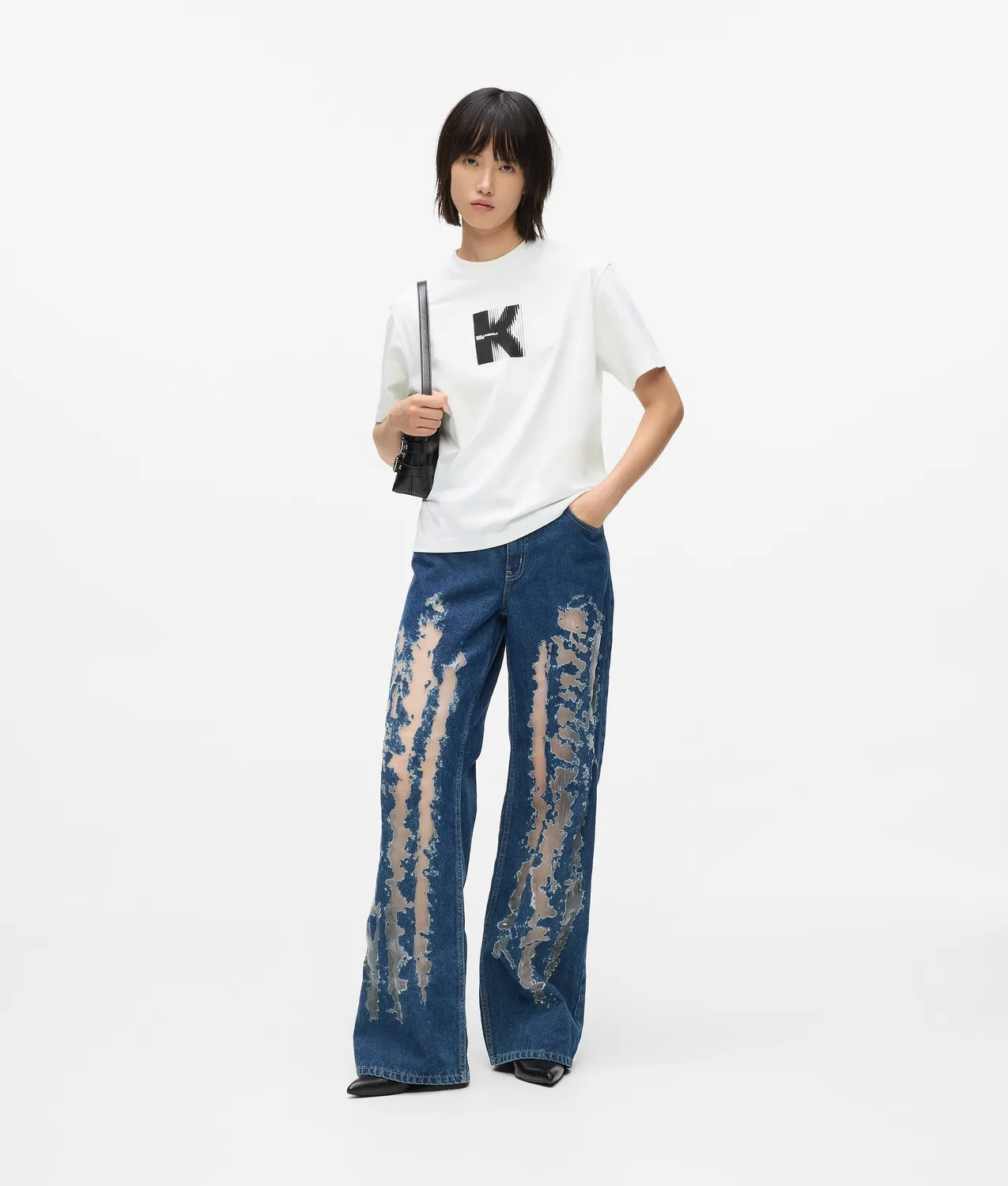 Karl Lagerfeld K Artwork T-Shirt Baumwolle XS-XL Print
