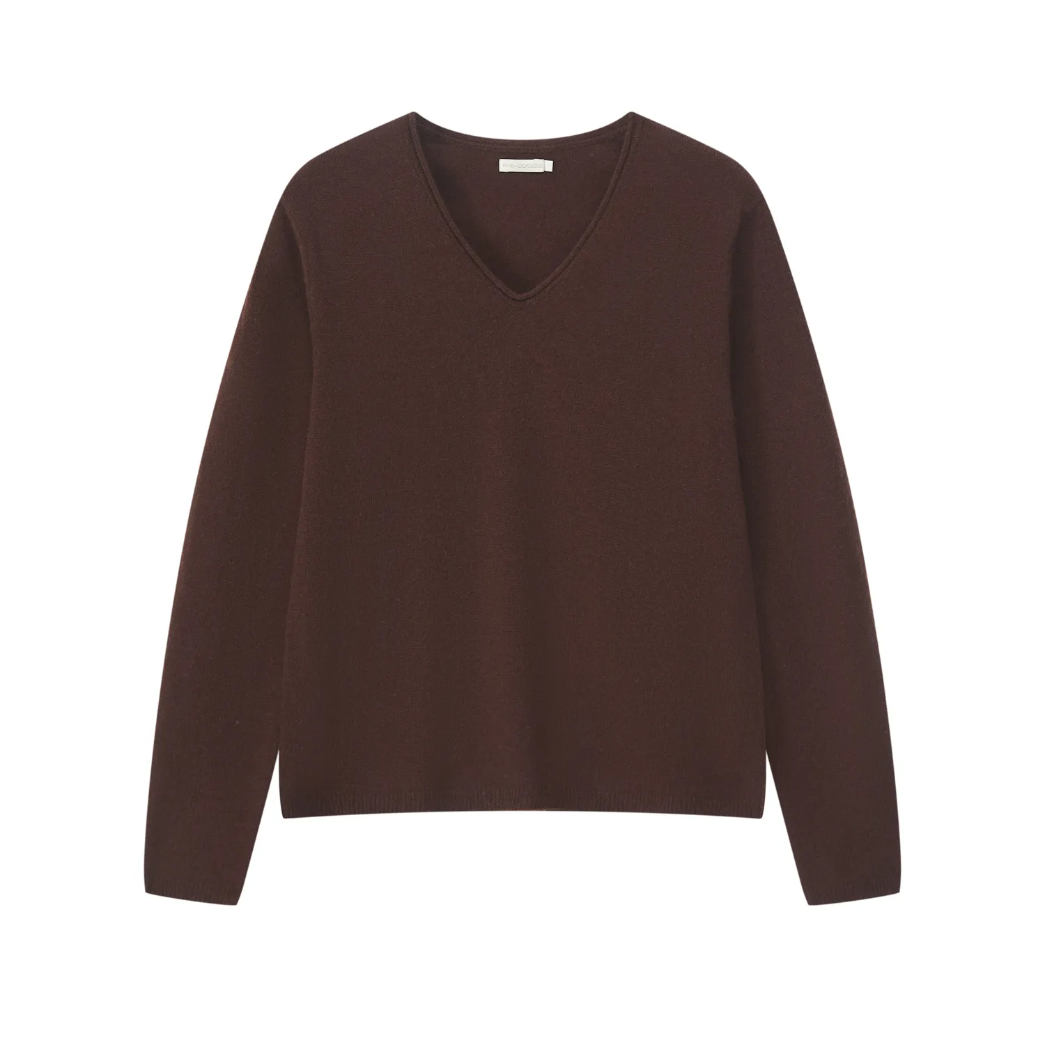 Senatex V-Ausschnitt Merinowolle Pullover Lilac leicht