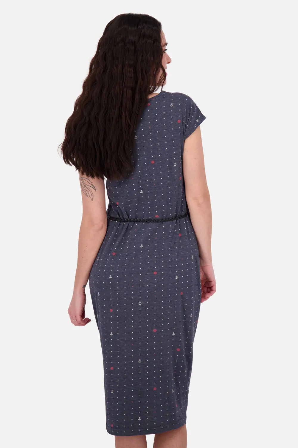 Alife & Kickin MelliAK B Kleid Dunkelblau Jersey kurz