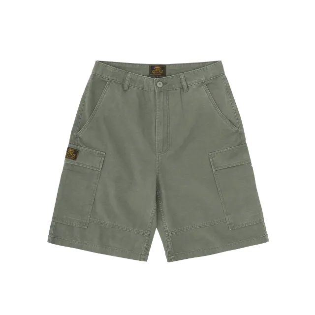 Corteiz Guerillaz Cargo Short Olive Ripstop