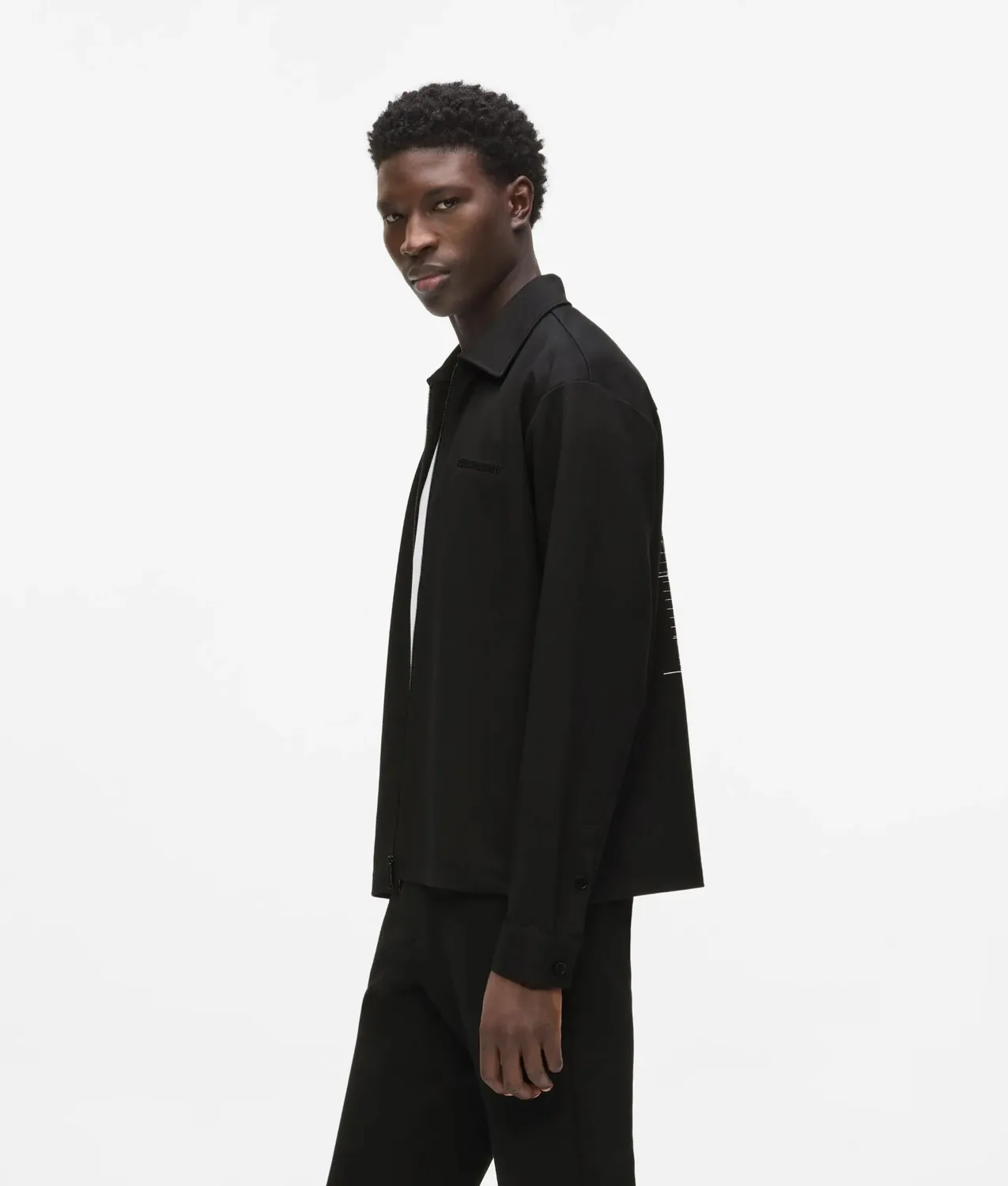 Karl Lagerfeld Maison de Karl Overshirt Jersey Zip