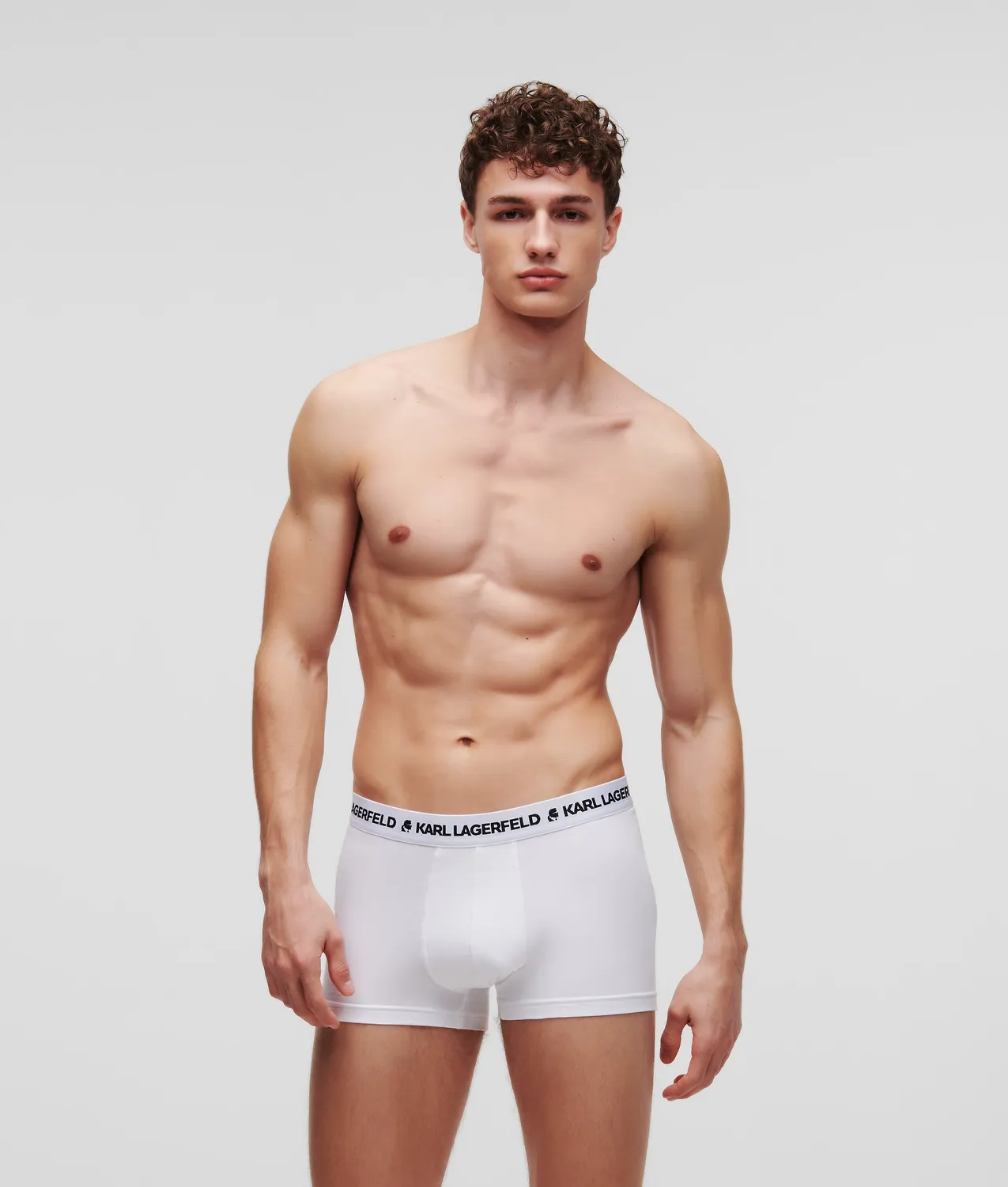 Karl Lagerfeld Logo Trunks 3-Pack Herren Bio-Baumwolle