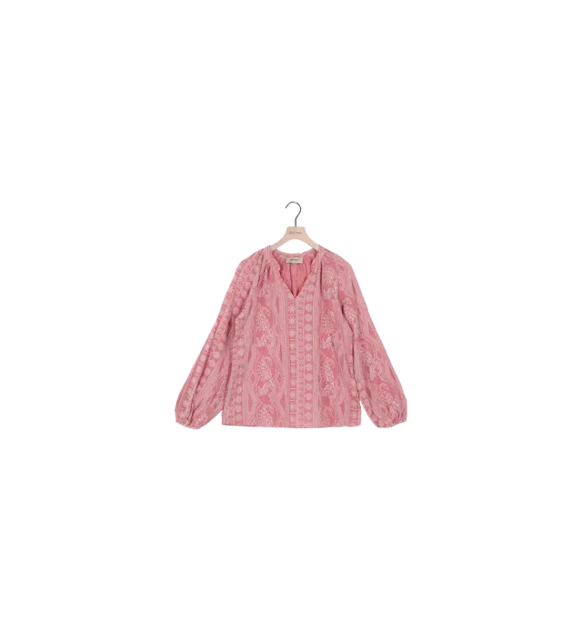 Mos Mosh MMGata Allo Bluse Stickerei Dusty Rose S Secondhand