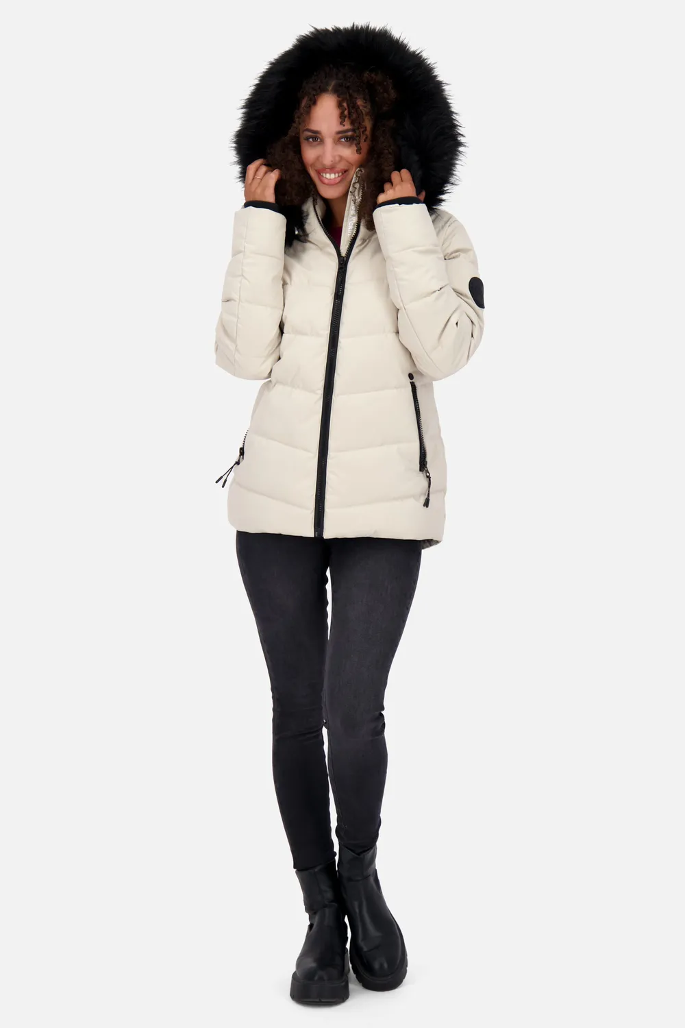 Alife & Kickin AdelaAK A Steppjacke Beige Winter