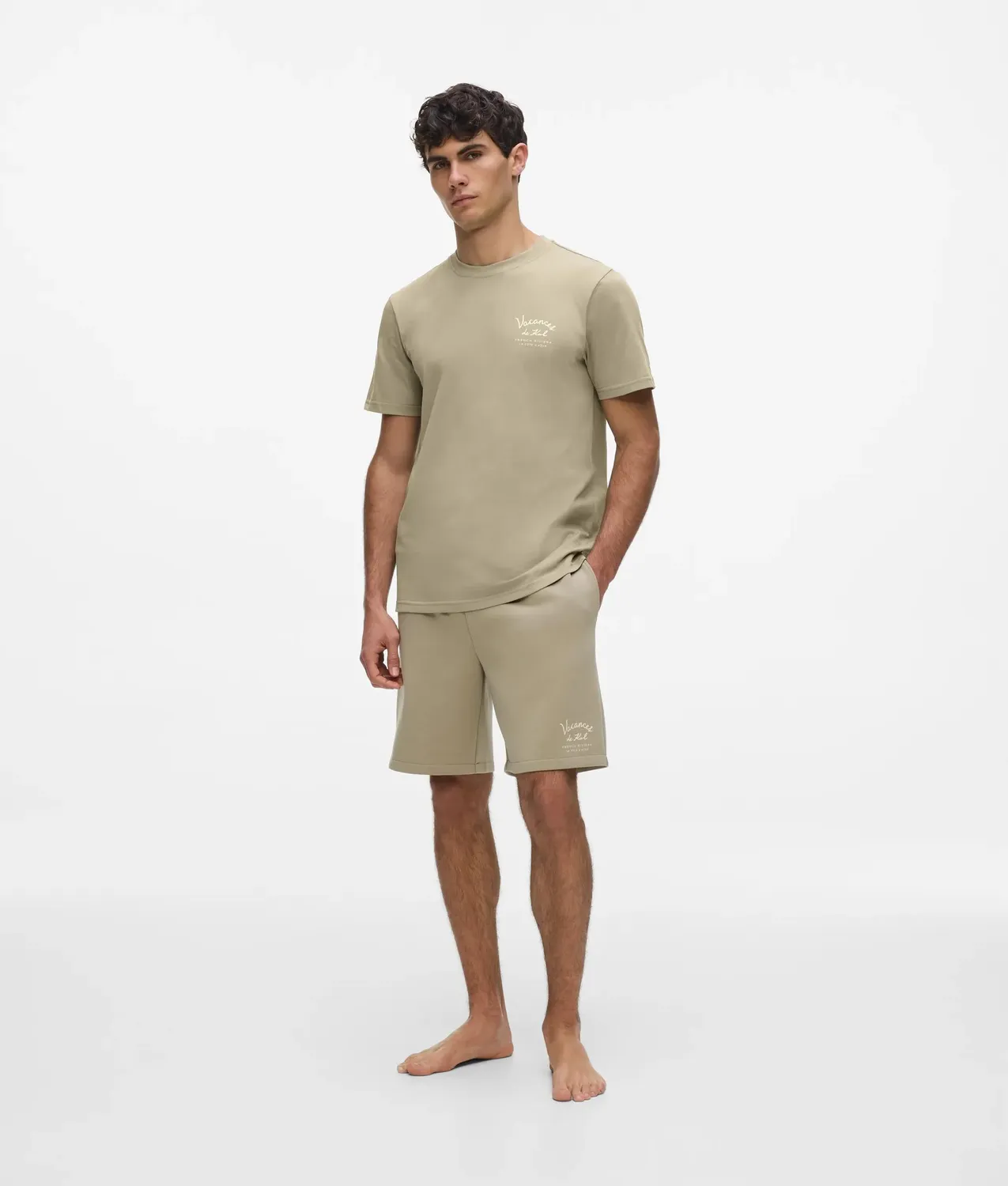 Karl Lagerfeld Vacances de Karl T-Shirt Bio-Baumwolle Herren