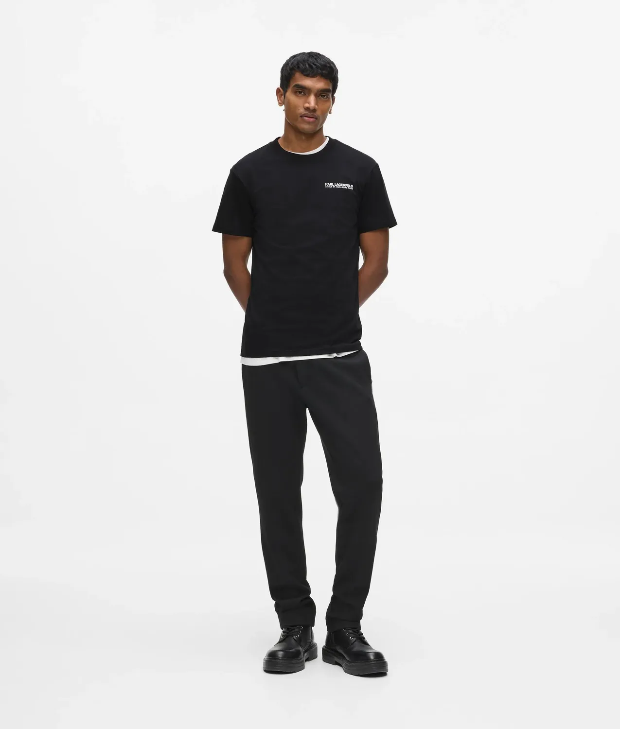 Karl Lagerfeld Rue St-Guillaume Slim T-Shirt Bio-Baumwolle M