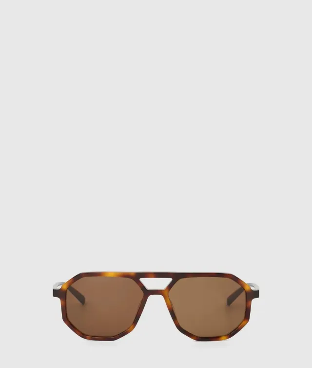 Karl Lagerfeld Slim Navigator Sonnenbrille One Size schwarz