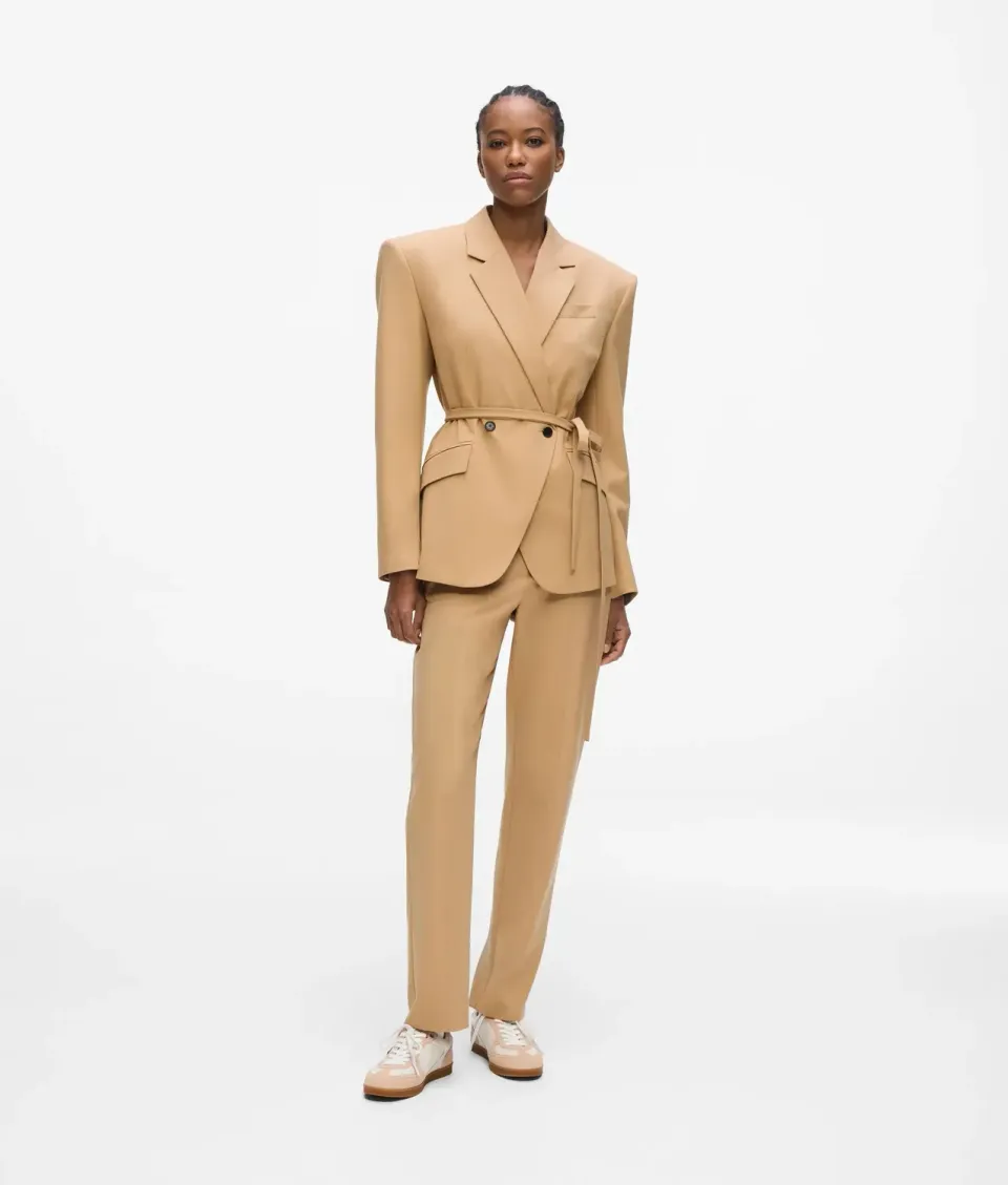 Karl Lagerfeld Slim Hose Damen Tailored Ziernaht schmal