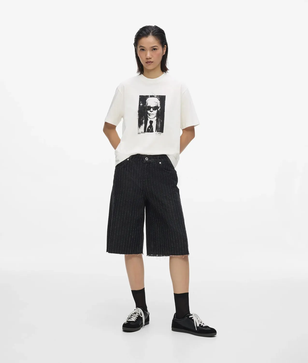 Karl Lagerfeld Karl Portrait T-Shirt Regular Baumwolle