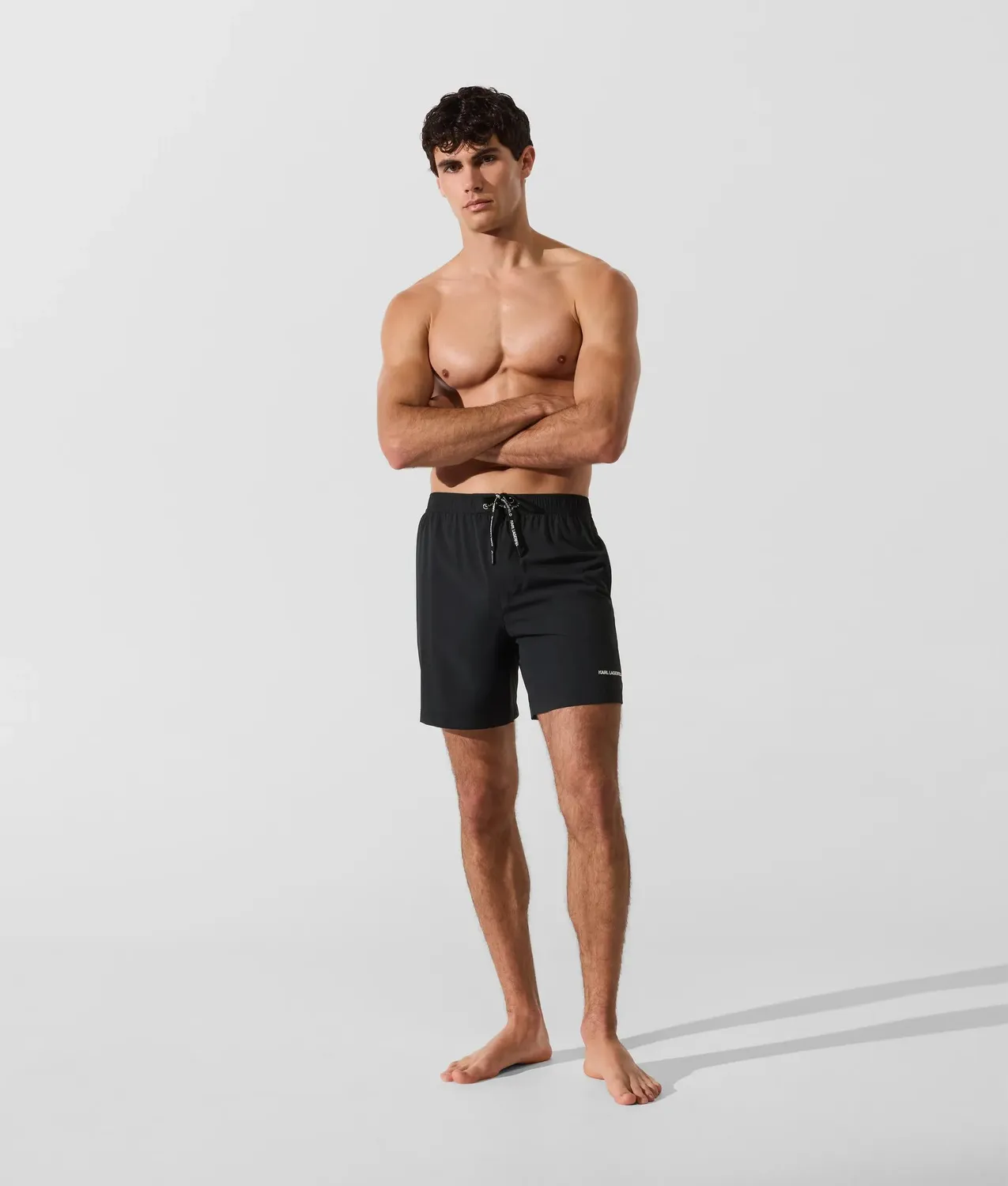 Karl Lagerfeld Logo Boardshorts Stretch medium