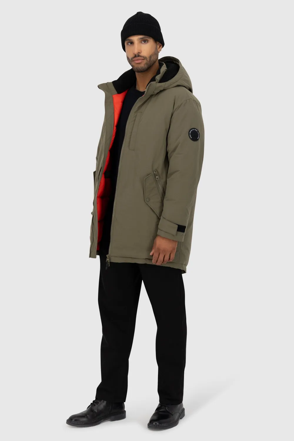 Alife & Kickin NoelAK A Parka Herren dunkelgrün gefüttert