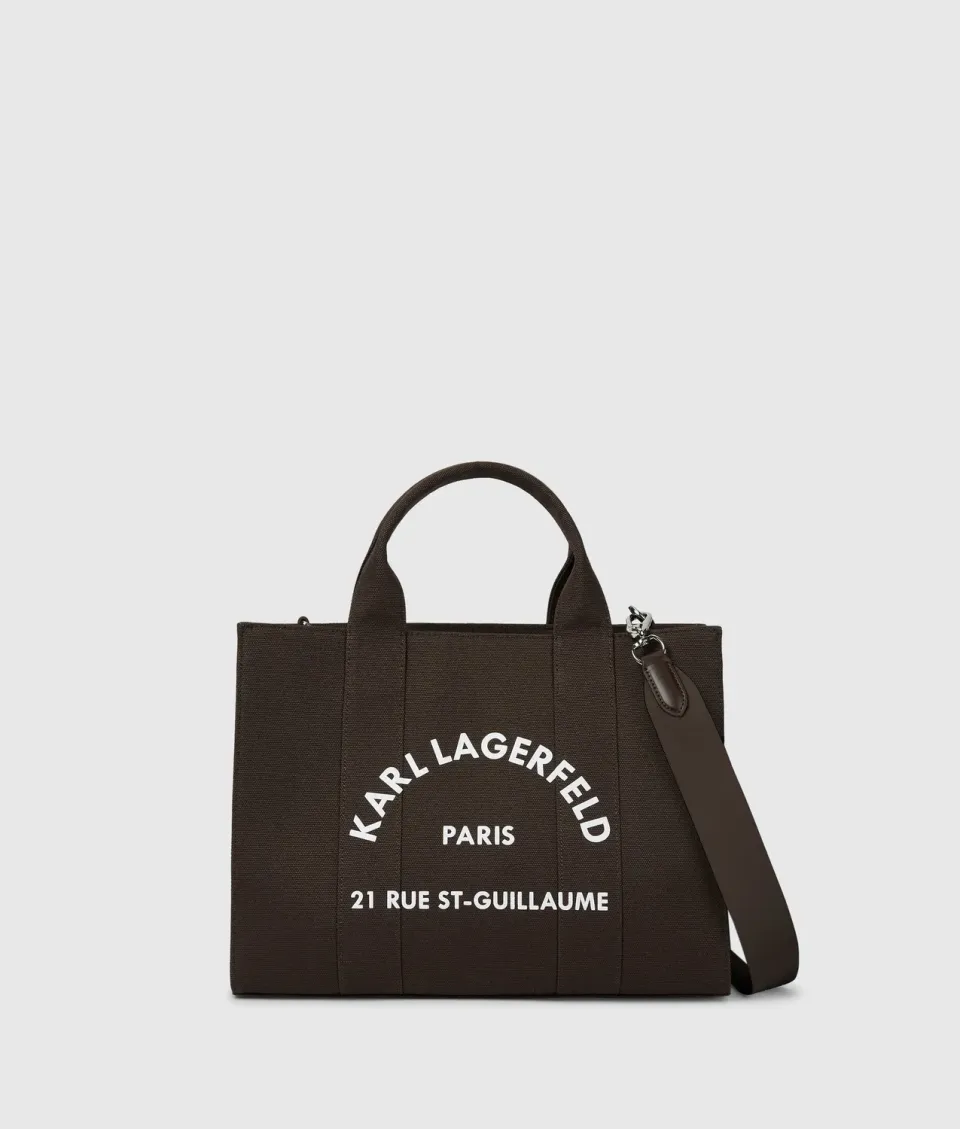 Karl Lagerfeld Rue St-Guillaume Tote quadratisch schwarz