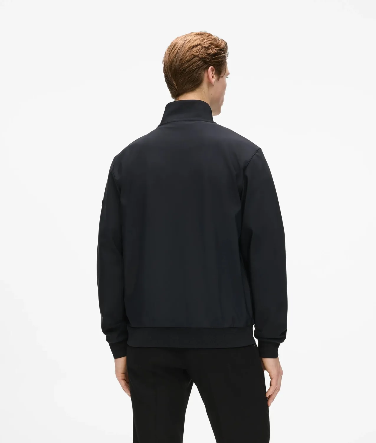 Karl Lagerfeld Zip-up Panel Sweatjacke Herren Stehkragen